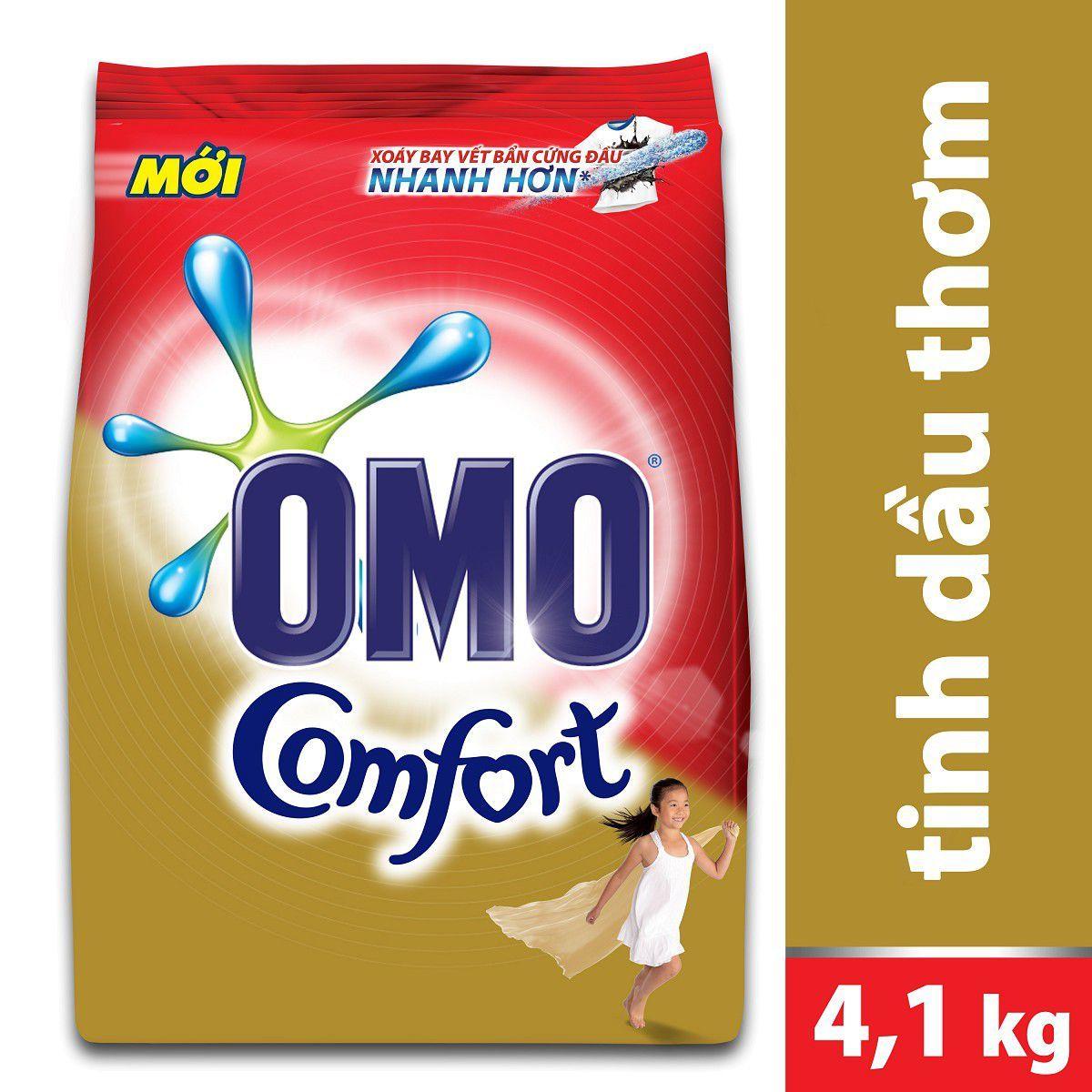 Bột Giặt OMO Comfort Tinh Dầu Thơm 4.1kg