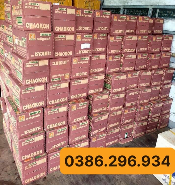 Nước cốt dừa Thái Lan CHAOKOH - Hộp giấy 1L