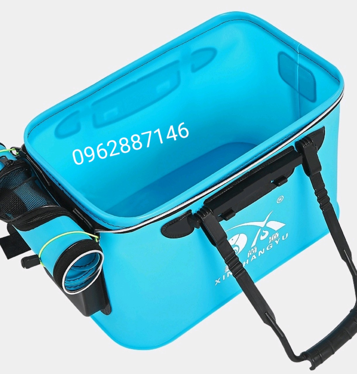 Thùng Đựng Cá 45cm Đi Câu Có Thể gấp gọn