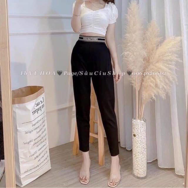 Quần Umi Bom cạp chun chữ