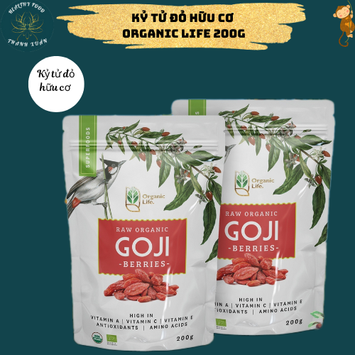 Kỷ Tử Hữu Cơ Organic Life (Câu Kỷ Tử) 200G (Kỷ Tử Ninh Hạ)