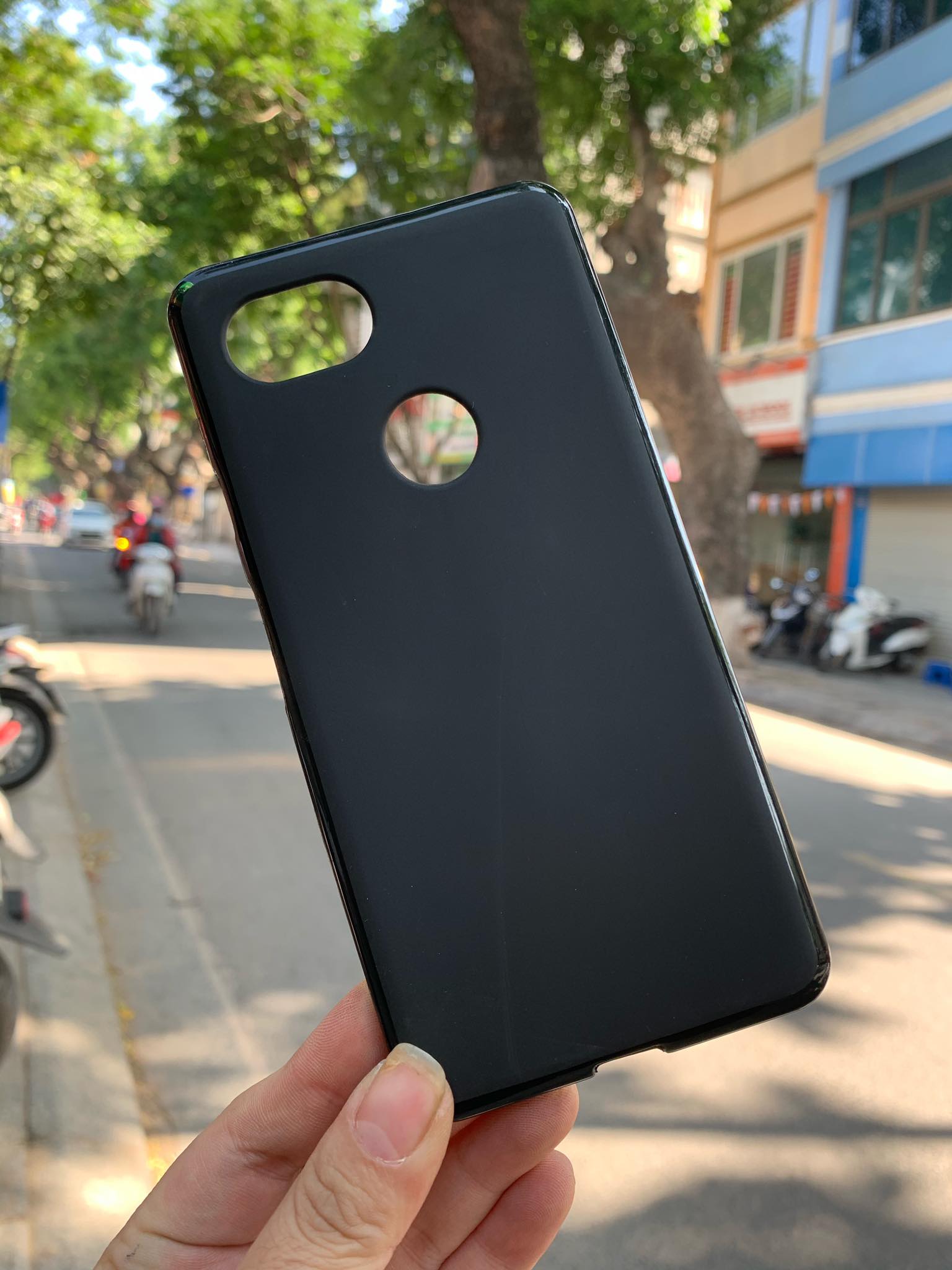 Ốp silicon cho điện thoại Google Pixel 2XL