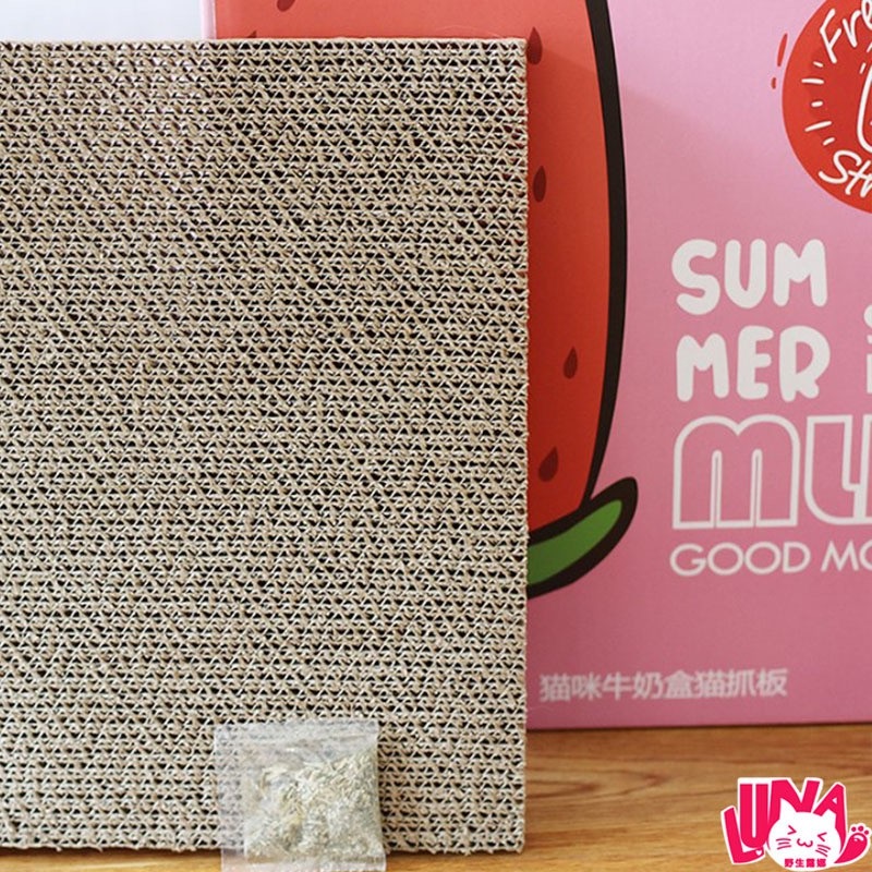 Hộp Box Cào Móng Cho Mèo - Kèm Bàn Giấy Cào Móng (Tặng Catnip)