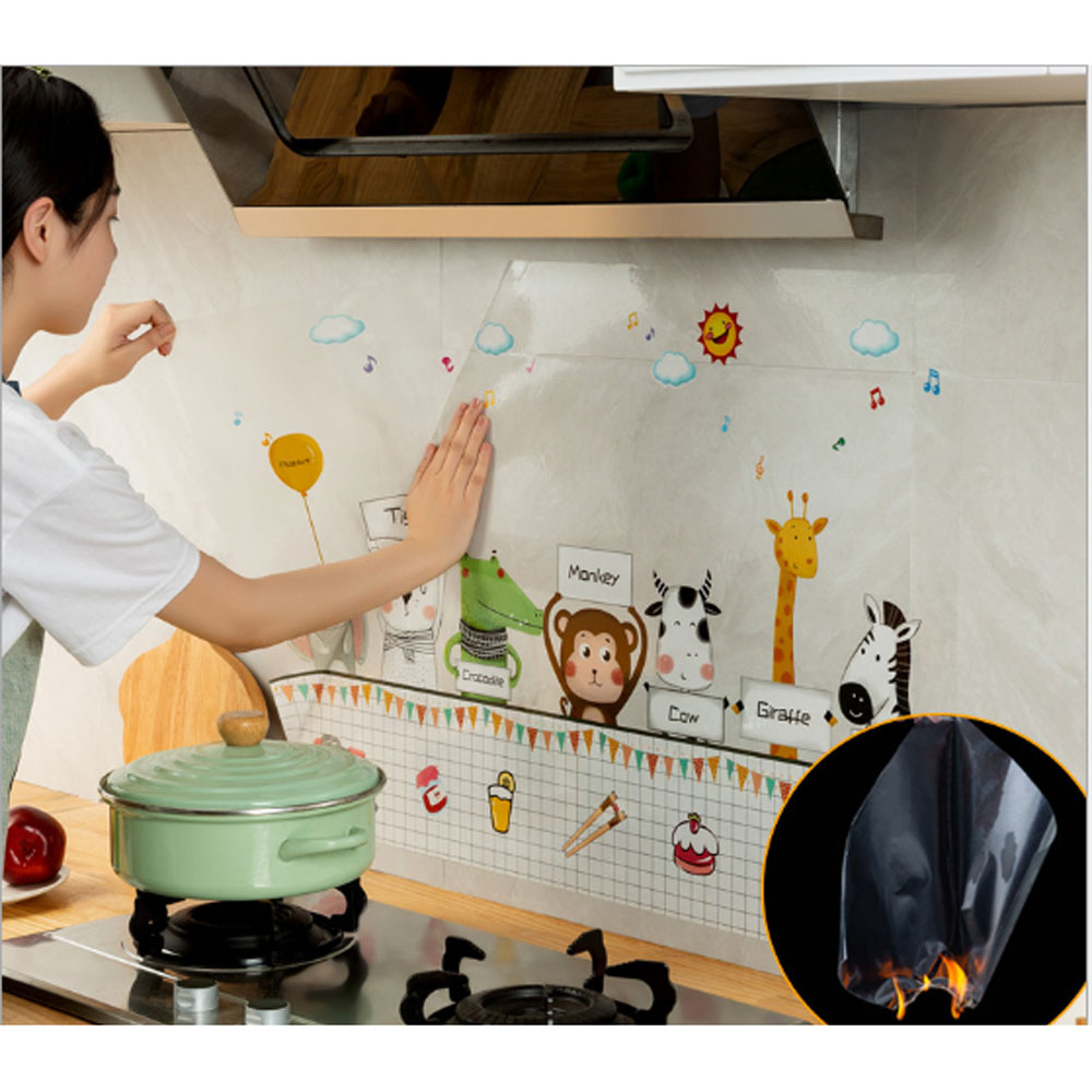 Giấy Dán Tường Chịu Nhiệt cỡ 60cm x100cm.