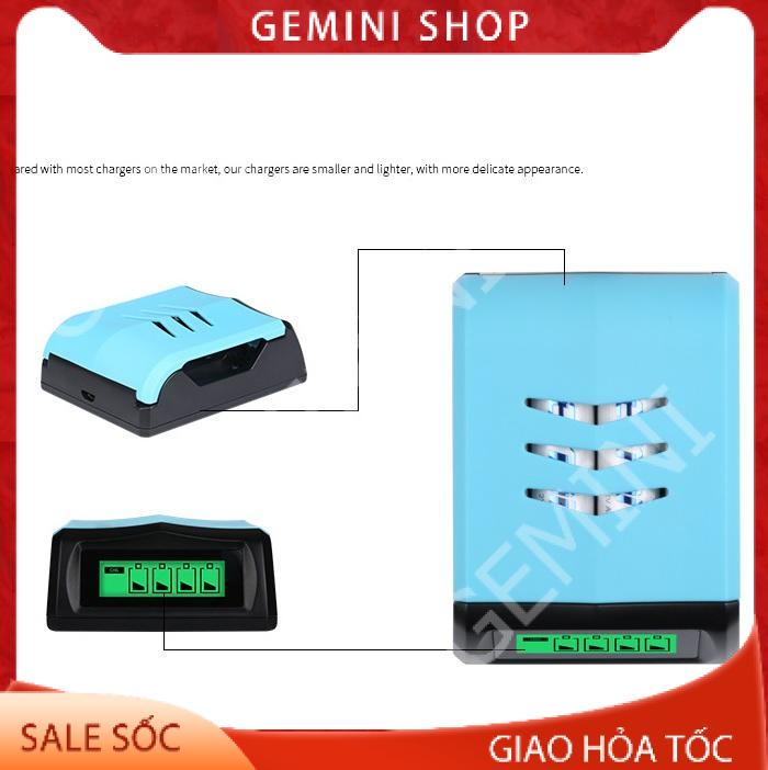 Bộ sạc pin AA AAA 2A và 3A Quick Charge sạc nhanh