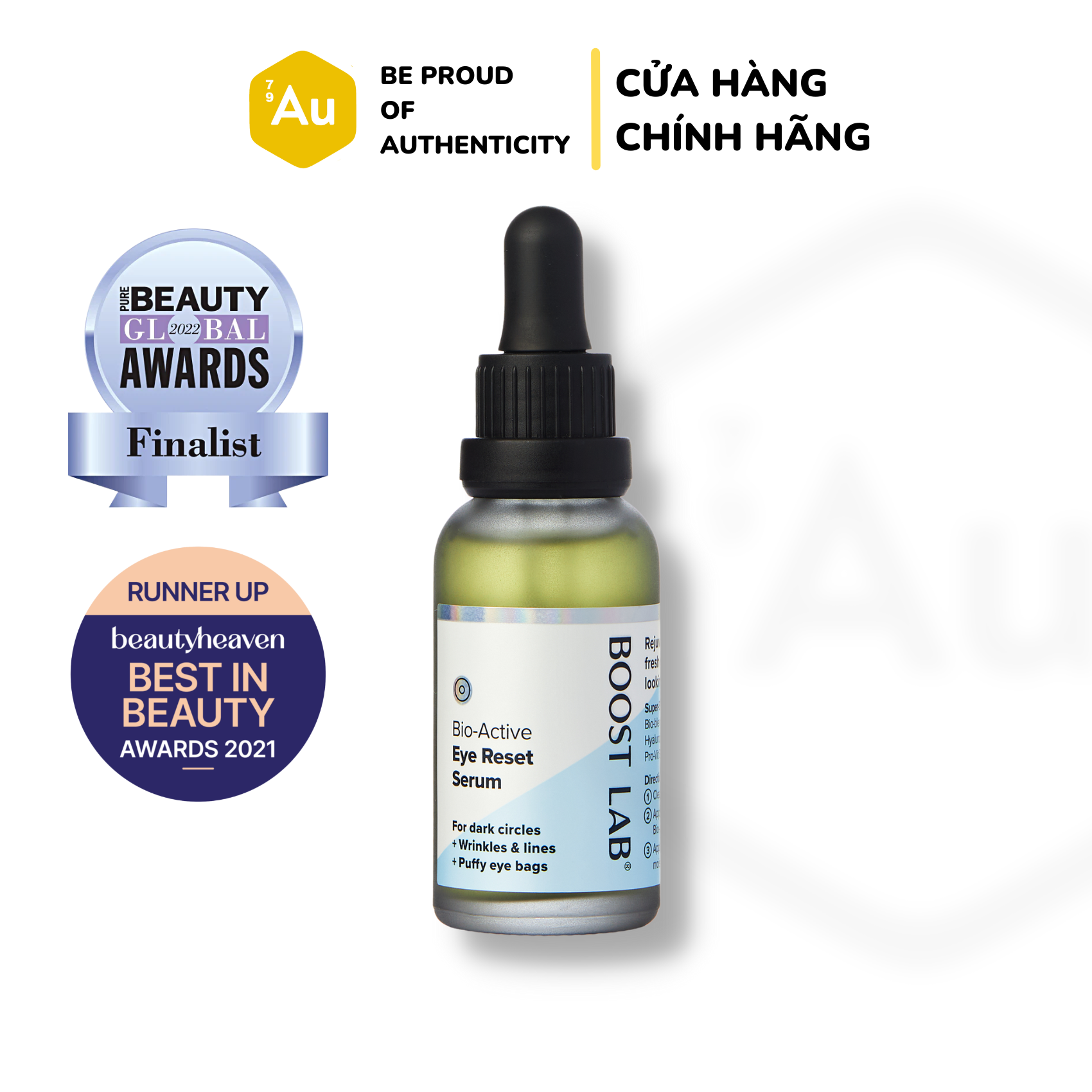 Tinh Chất Cải Thiện Quầng Thâm Mắt Và Giảm Biểu Hiện Nếp Nhăn BOOST LAB Bio