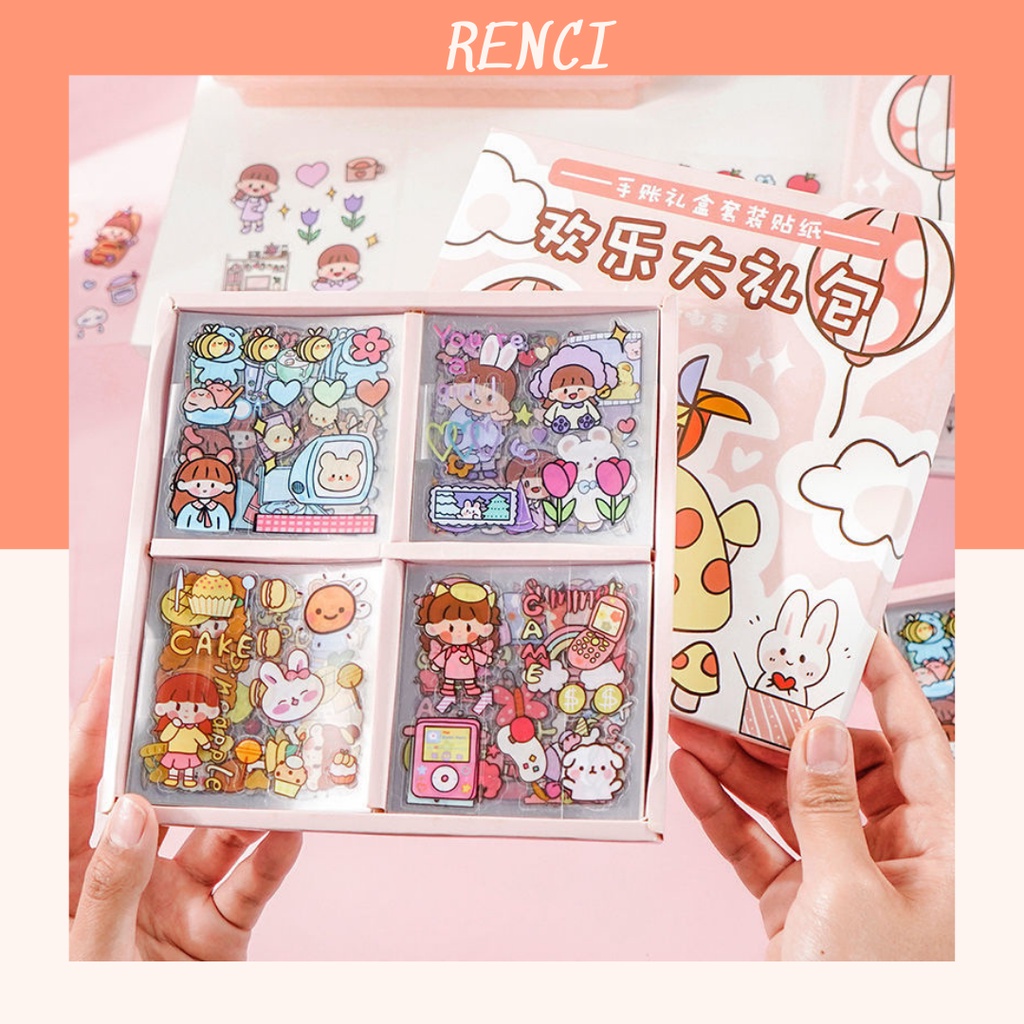 Set Sticker HìNh DáN Trang Trí Dễ Thương 100 HìNh