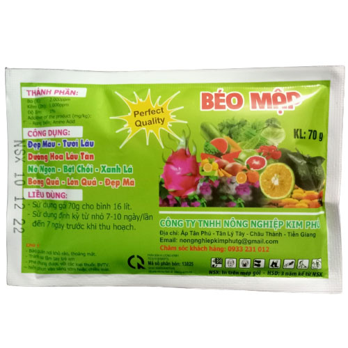 Phân bón béo mập (gói 70g) , mập ngọn, bật chồi nhanh, xanh lá