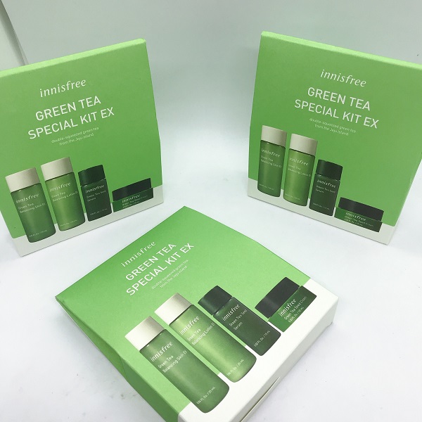 Bộ Dưỡng Da Dùng Thử Innisfree Trà Xanh Green Tea Special Kit EX Set (4 Sản Phẩm)