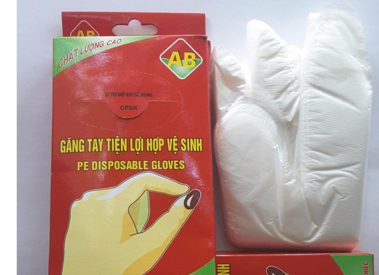 Găng Tay Nilon Dùng 1 Lần (1 Hộp)