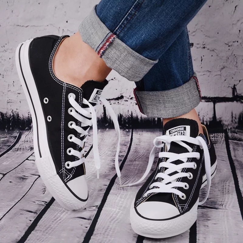 Giày Sneaker Bata Nam Classic Buộc Dây Cổ Thấp Màu Đen