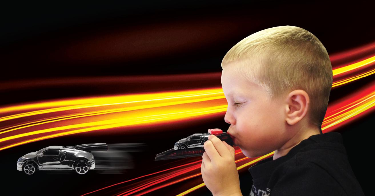 Đồ Chơi Xe Thổi Tốc Độ WHISTLE RACER WR2C1 (Có Launcher)