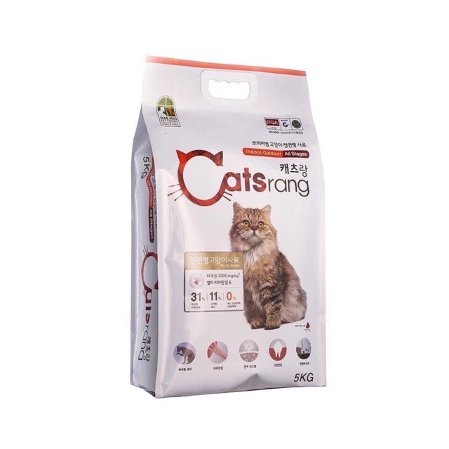 Thức ăn cho mèo catrang ( chiết túi 1-3kg )