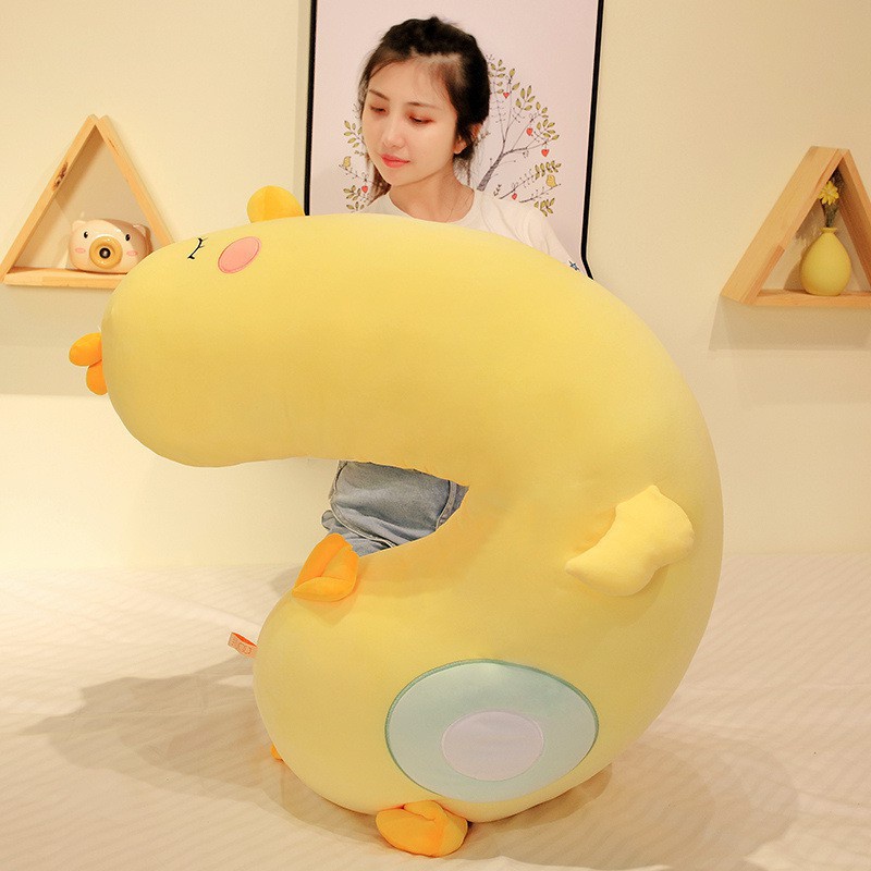 (HOT)Gấu bông gà vàng ôm size nhỏ 50cm