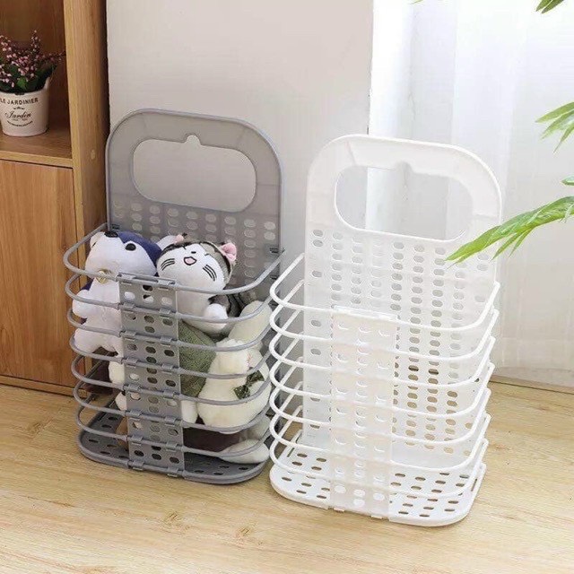 Giỏ đồ - kệ gấp gọn đa năng treo cạnh máy giặt