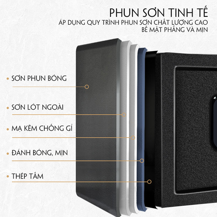 Két sắt mini MF042 nhỏ gọn an toàn bảo mật.