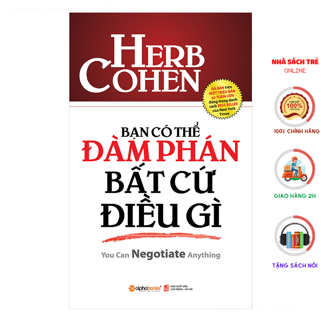 Sách - bạn có thể đàm phán bất cứ điều gì