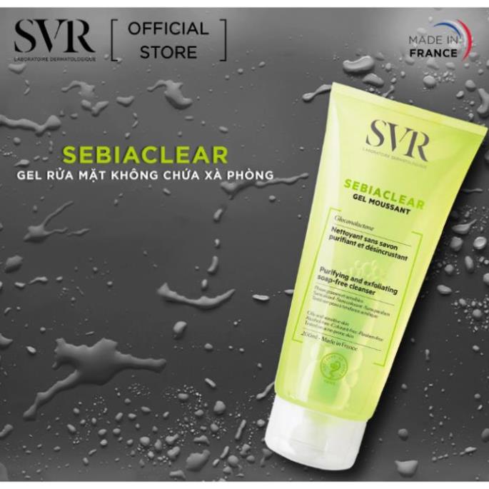 Sữa rửa mặt SVR cho da dầu, mụn 200ml