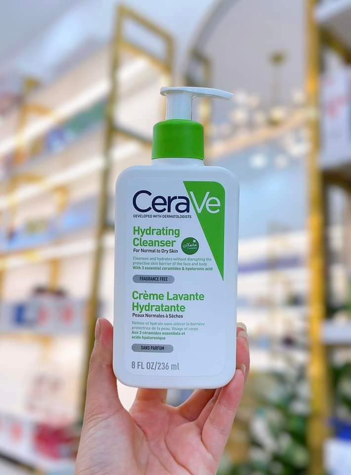 Sữa rửa mặt Cerave nội địa Pháp 236ml