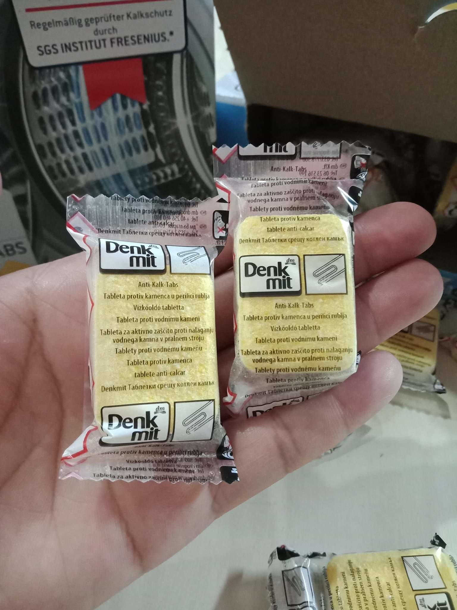 Combo 10 Viên Tẩy lồng giặt Denkmit Của Đức