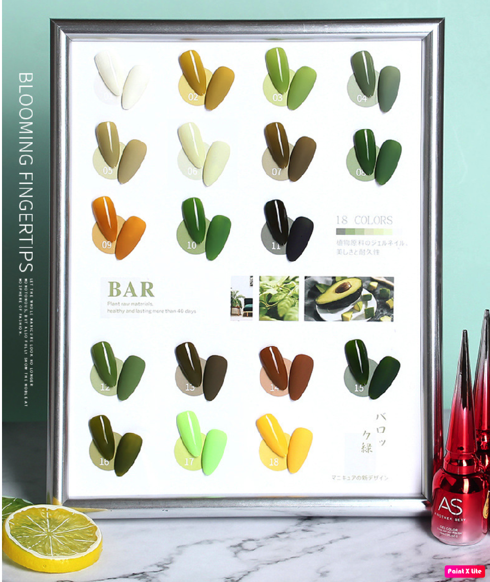 Sơn Gel AS Chai Đỏ Mã BAR 15ml
