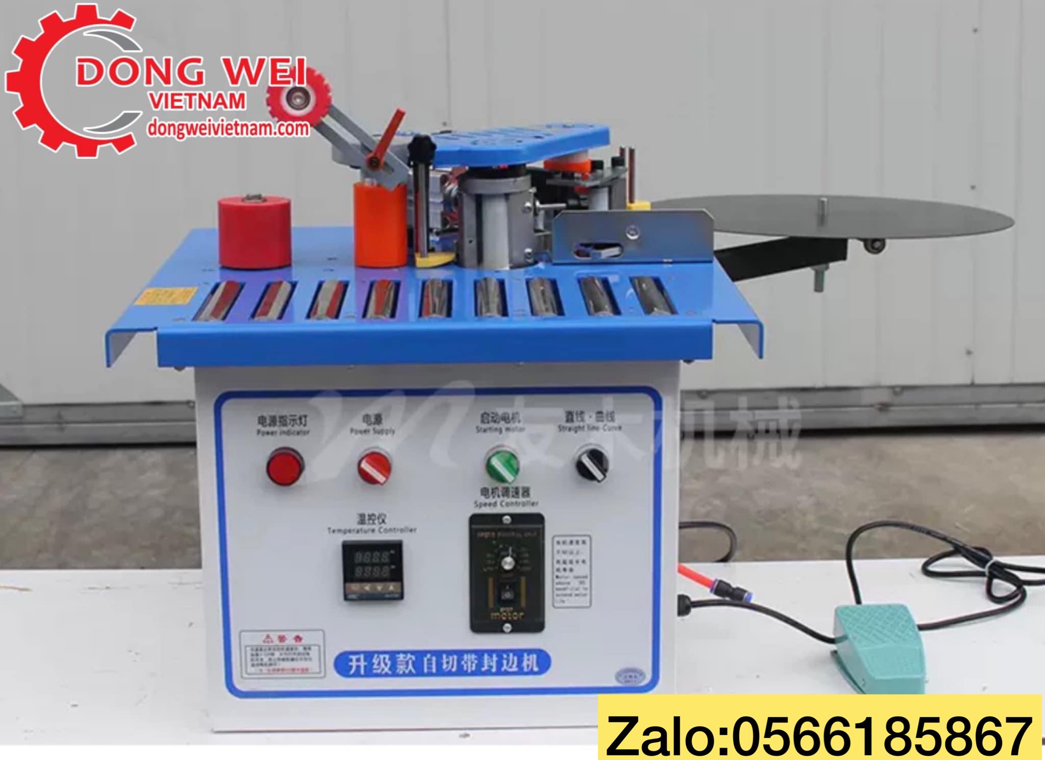 ⚡️𝐅𝐑𝐄𝐄 𝐒𝐇𝐈𝐏⚡️ máy dán cạnh gỗ DW550 đa chức năng dán cong, thẳng, vát