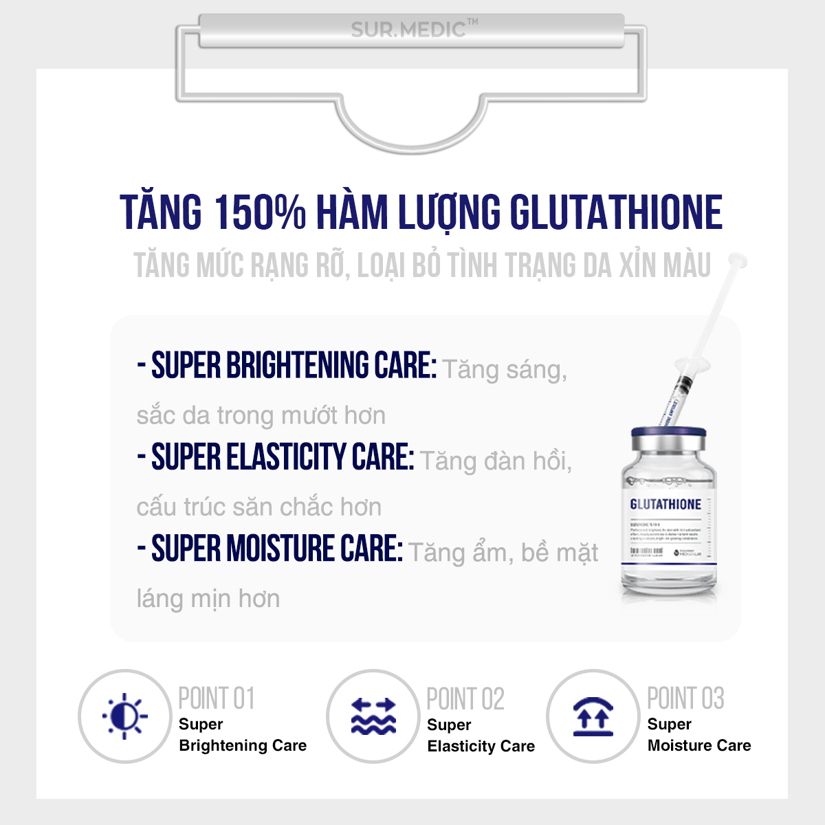 Mặt Nạ Dưỡng Trắng Sur.Medic Bright Glutathione Mask