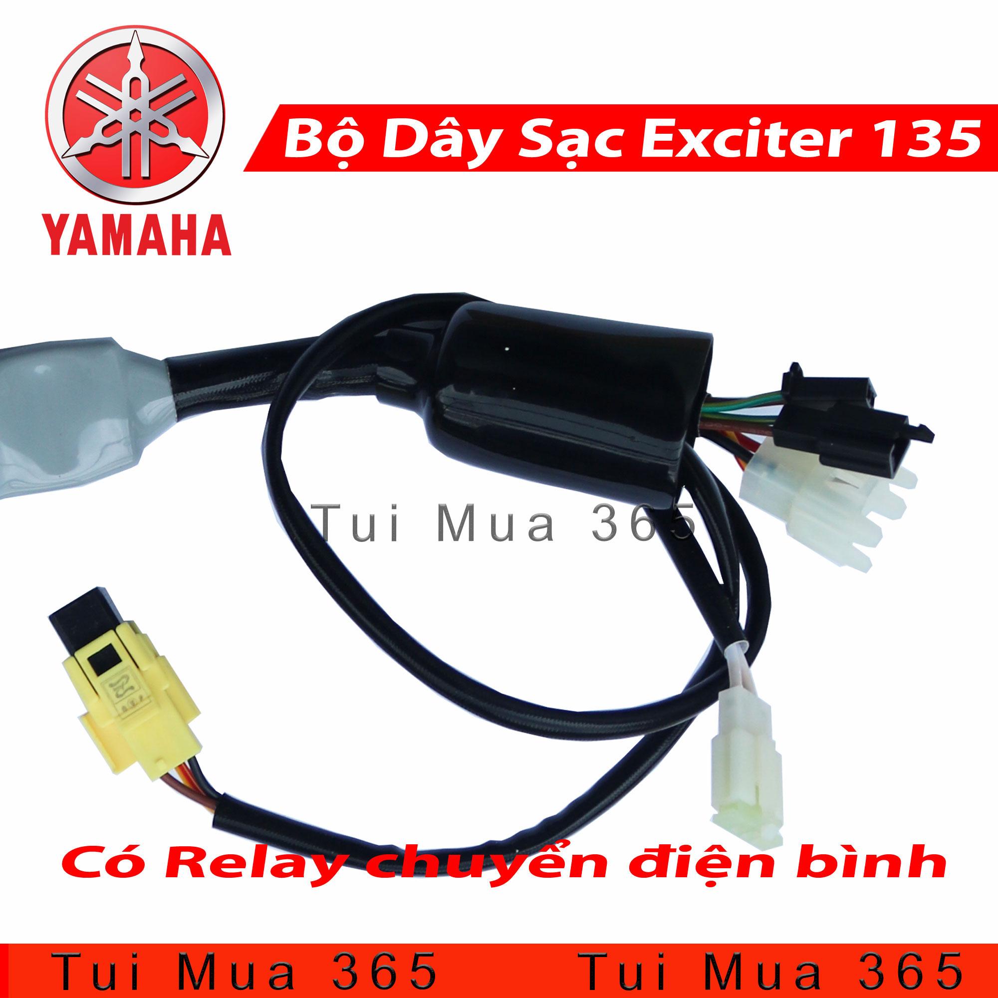 [HCM]Bộ dây chuyển sạc Exciter 150 cho Exciter 135 Sirius Jupiter Taurus có Relay