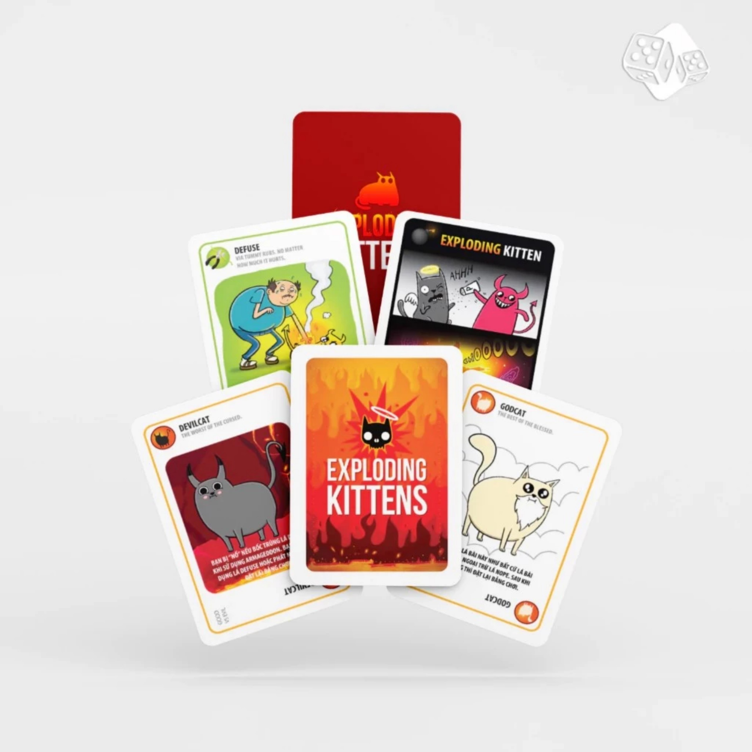 Bài Mèo Nổ Good vs Evil Exploding kittens việt hoá
