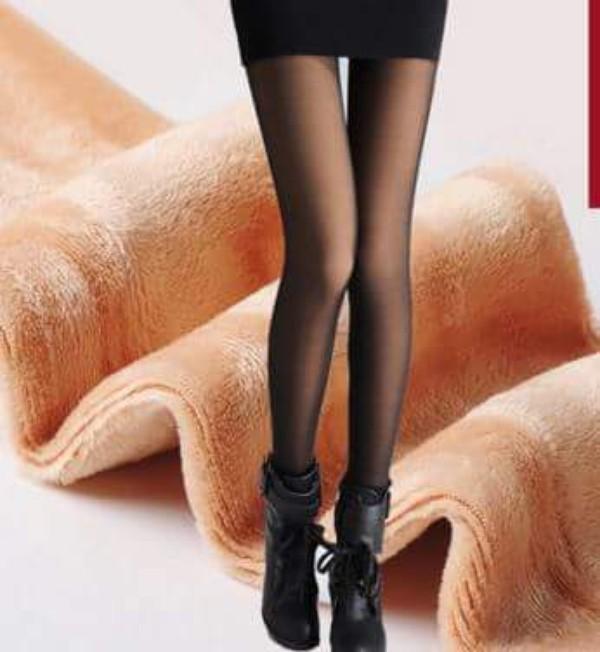 Quần tất (vớ) lót lông ấm áp 3D đánh lừa thị giác, cho chân đẹp, dài miên man, lớp lông lót bên trong bất chấp mọi thời tiết mùa thu đông, Quần tất 3D 6S co giãn 4 chiều, phù hợp cho chị em từ 70kg trở xuống, siêu giảm giá