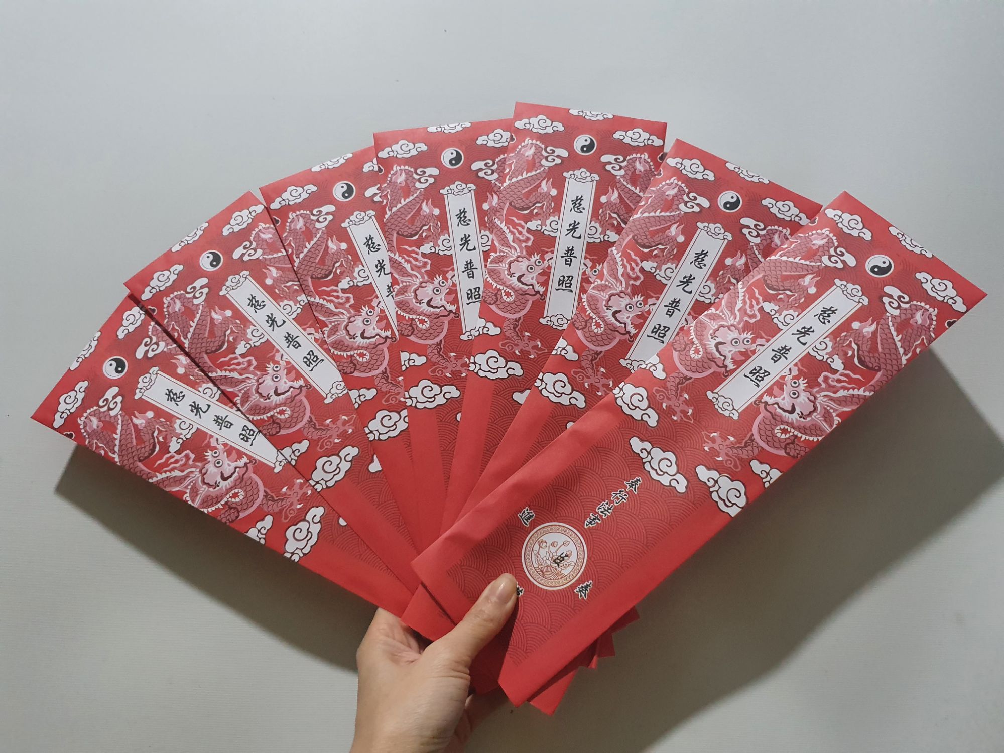 Vỏ sớ, bao liêm sớ  long phụng 9x31cm ( 100 cái)