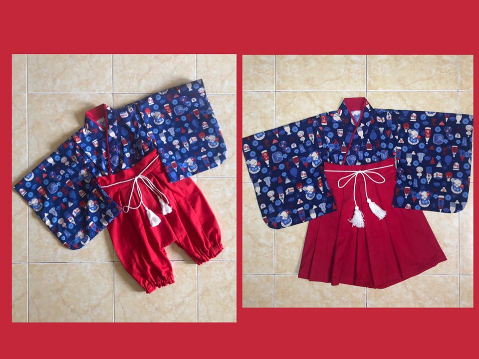 Rập Giấy DC025 - Bộ Hakama - quần váy