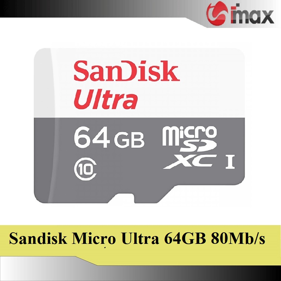 Thẻ nhớ sandisk micro sdhc ultra 64gb