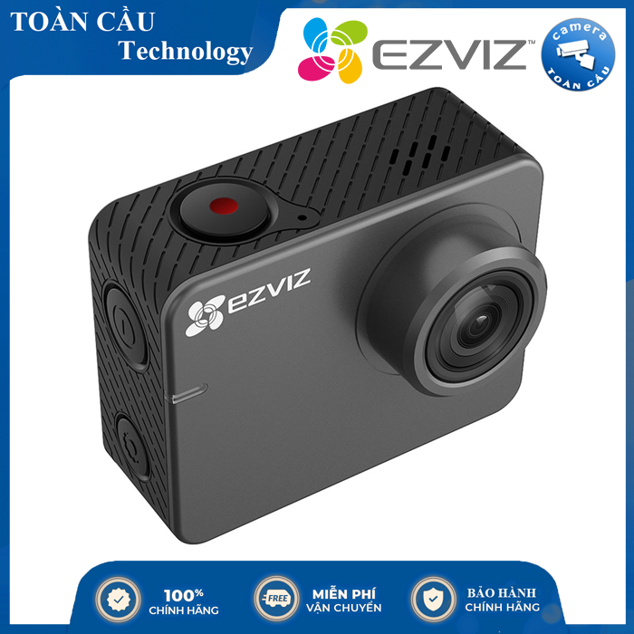 [HCM][100% CHÍNH HÃNG]Action Camera Ezviz S2 (Đen) – Hàng Chính Hãng