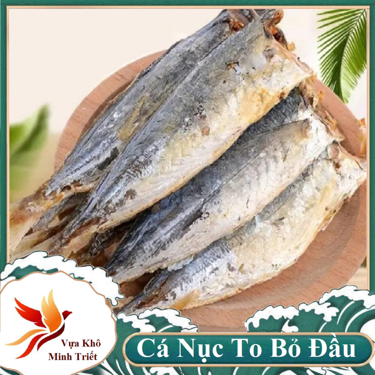1kg KHÔ CÁ NỤC KHÔNG ĐẦU -nướng thơm ngon, nhiều thịt, thịt thơm, ngọt và béo- Vựa Khô Minh Triết