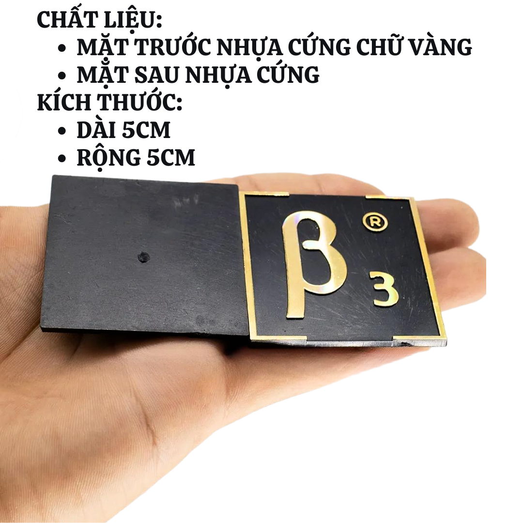 Tem Loa B3 Dán Thùng Loa ( 1 Đôi )