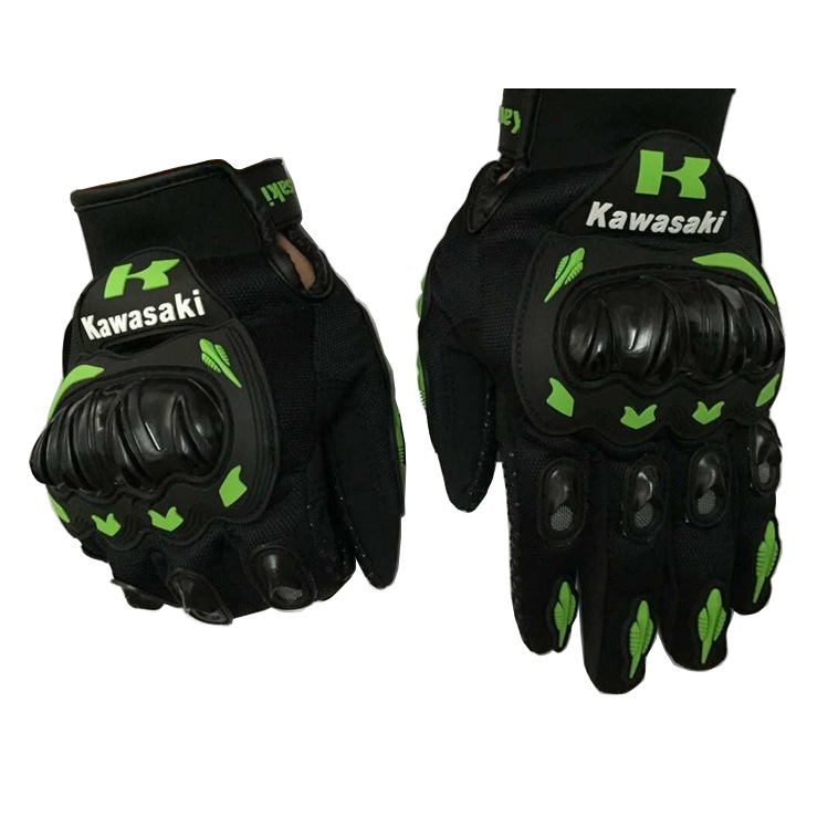 Găng tay xe máy Kawasaki dài ngón