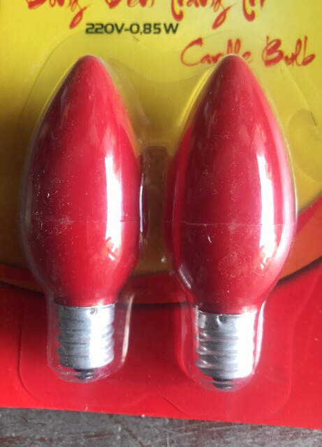 Bộ 2 bóng led ớt đỏ okas
