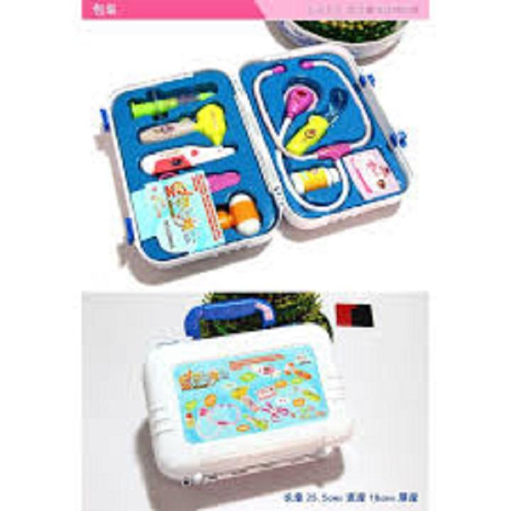 (Bán lấy 5*) Trò chơi hoá trang thành bác sĩ khám bệnh dùng pin có đèn kèm hộp đựng siêu đẹp (kèm pin), Tro choi hoa trang thanh bac si kham benh dung pin co den kem hop dung sieu dep