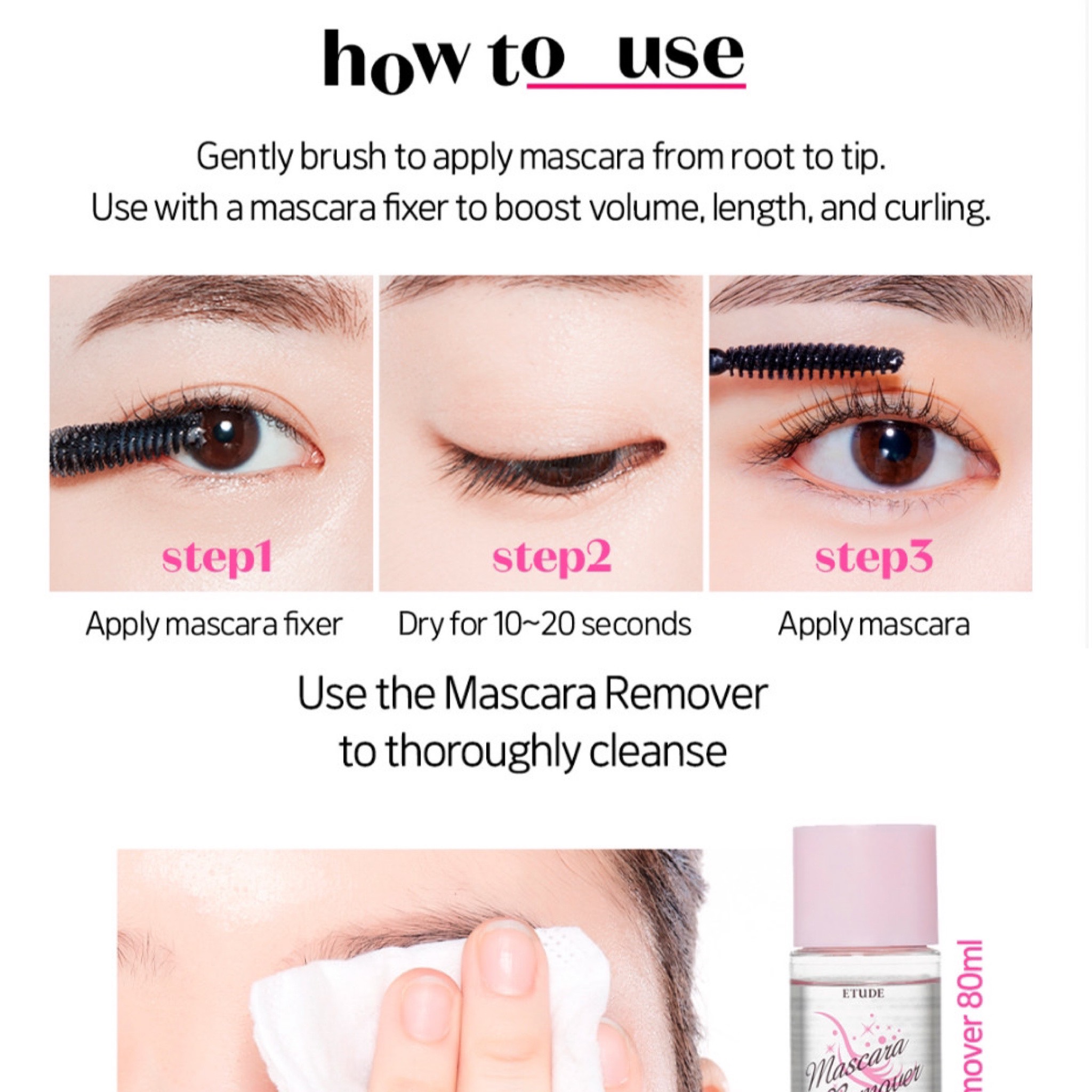 Mascara cong mi tự nhiên ETUDE HOUSE Curl Fix