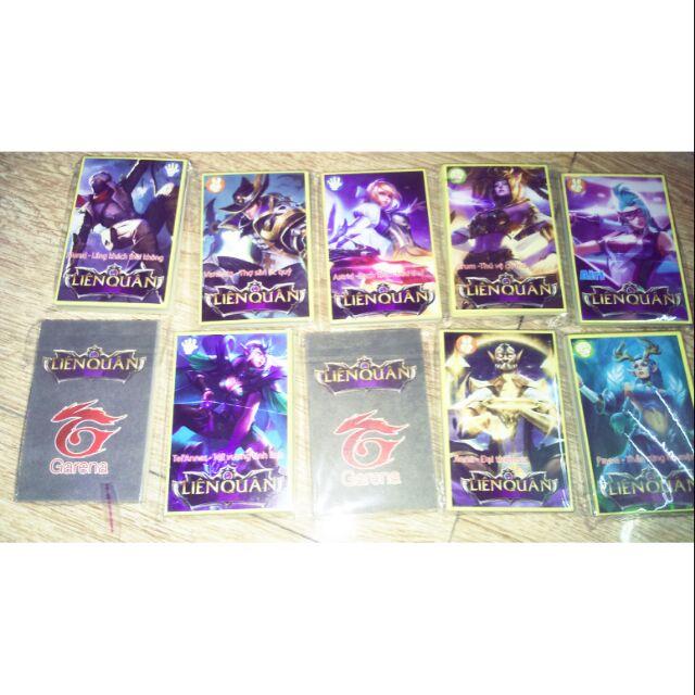 Bộ đồ chơi 190 lá bài hình tướng game Liên Quân Mobile, bài không trùng, mẫu mới