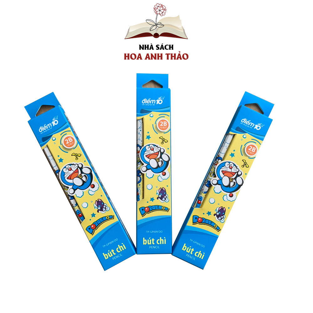 Bút chì gỗ 2b doremon tp-gp009 cho học sinh sinh viên