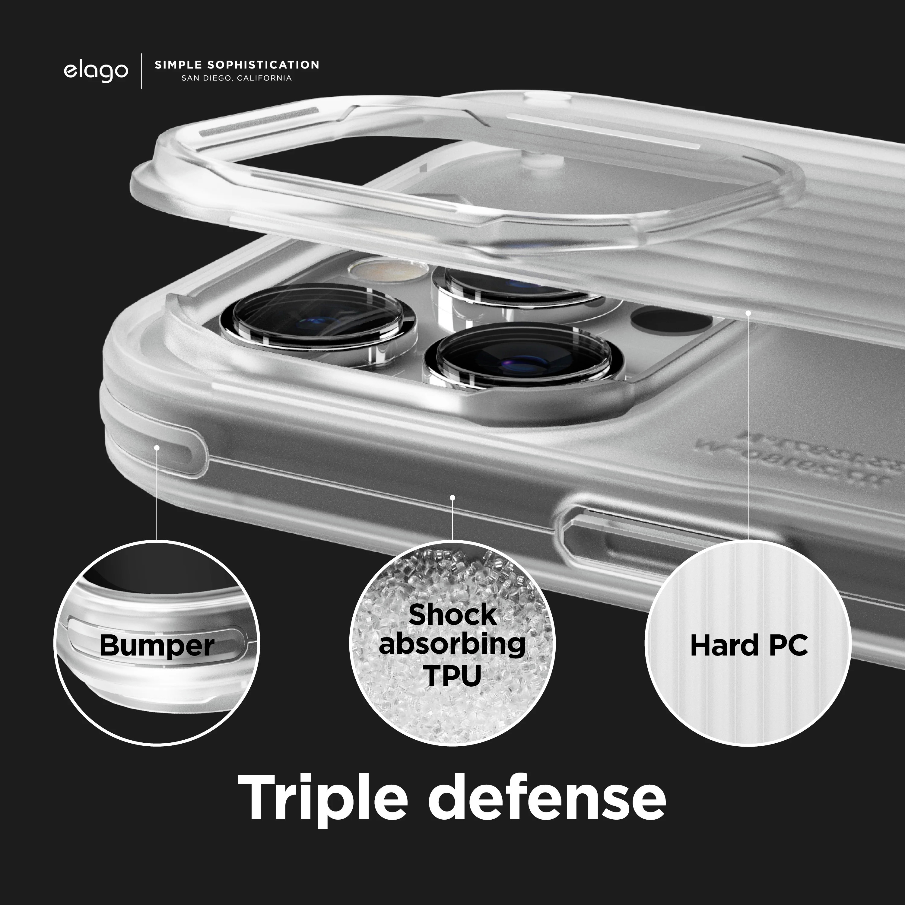Ốp lưng elago Buckler Case cho iPhone 14/ iPhone 14 Plus/ iPhone 14 Pro/ iPhone 14 Pro Max