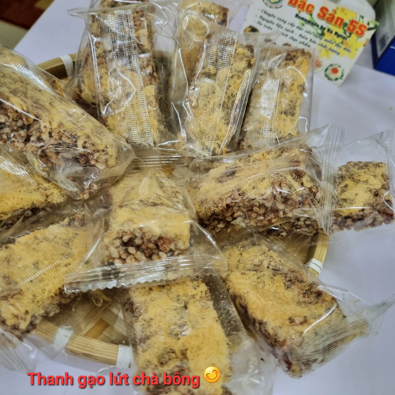 Thanh gạo lứt chà bông Đặc sản 5S