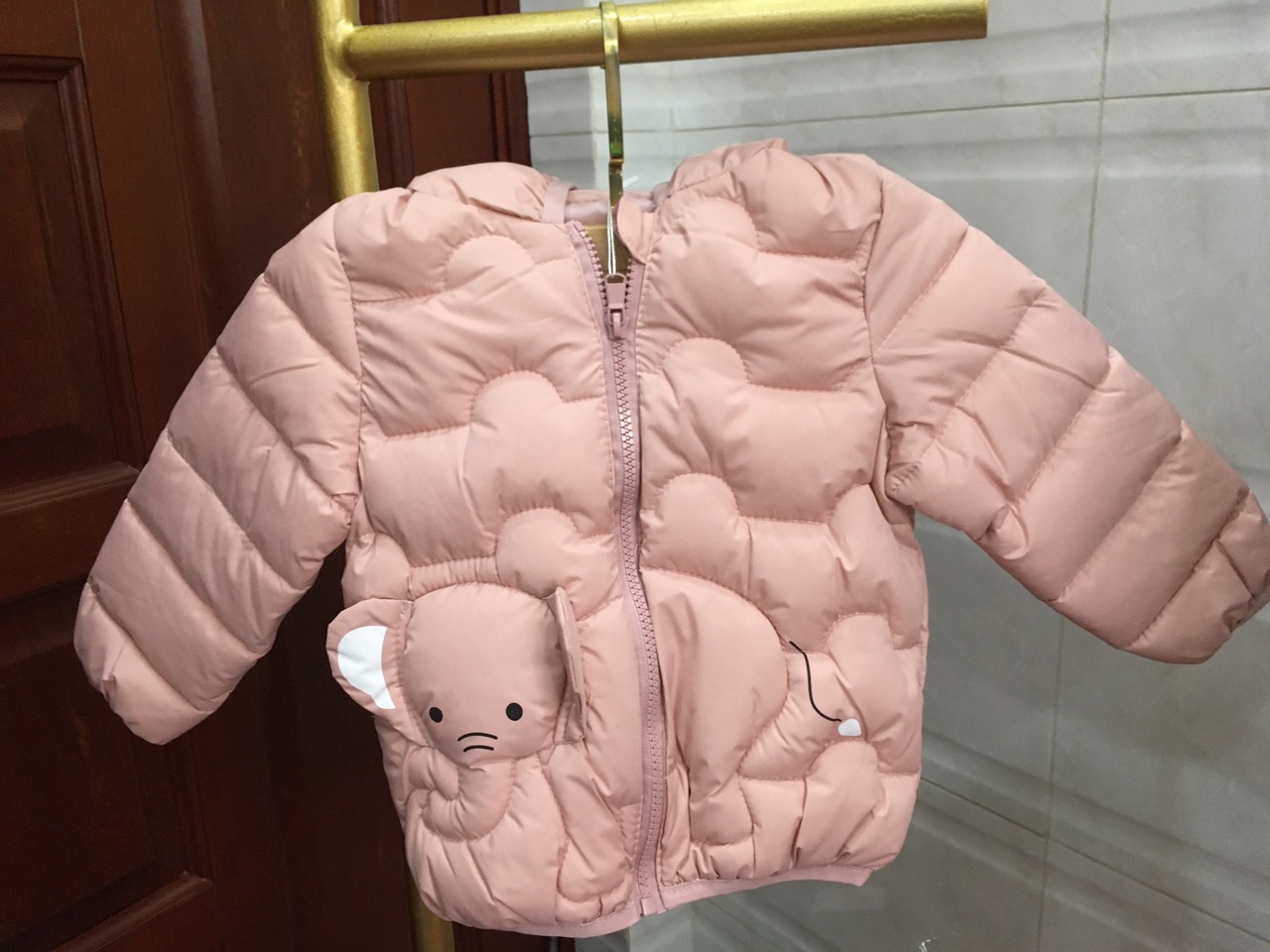 Áo phao voi con dành cho bé gái