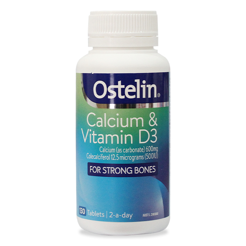 [Chính Hãng]Canxi bầu Ostelin Vitamin D & Calcium 130 viên bổ sung vitamin, canxi cho bà bầu - Nhập khẩu Úc nhập khẩu