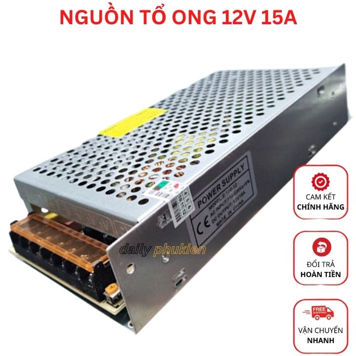 Nguồn tổ ong 12v 15a loại tốt