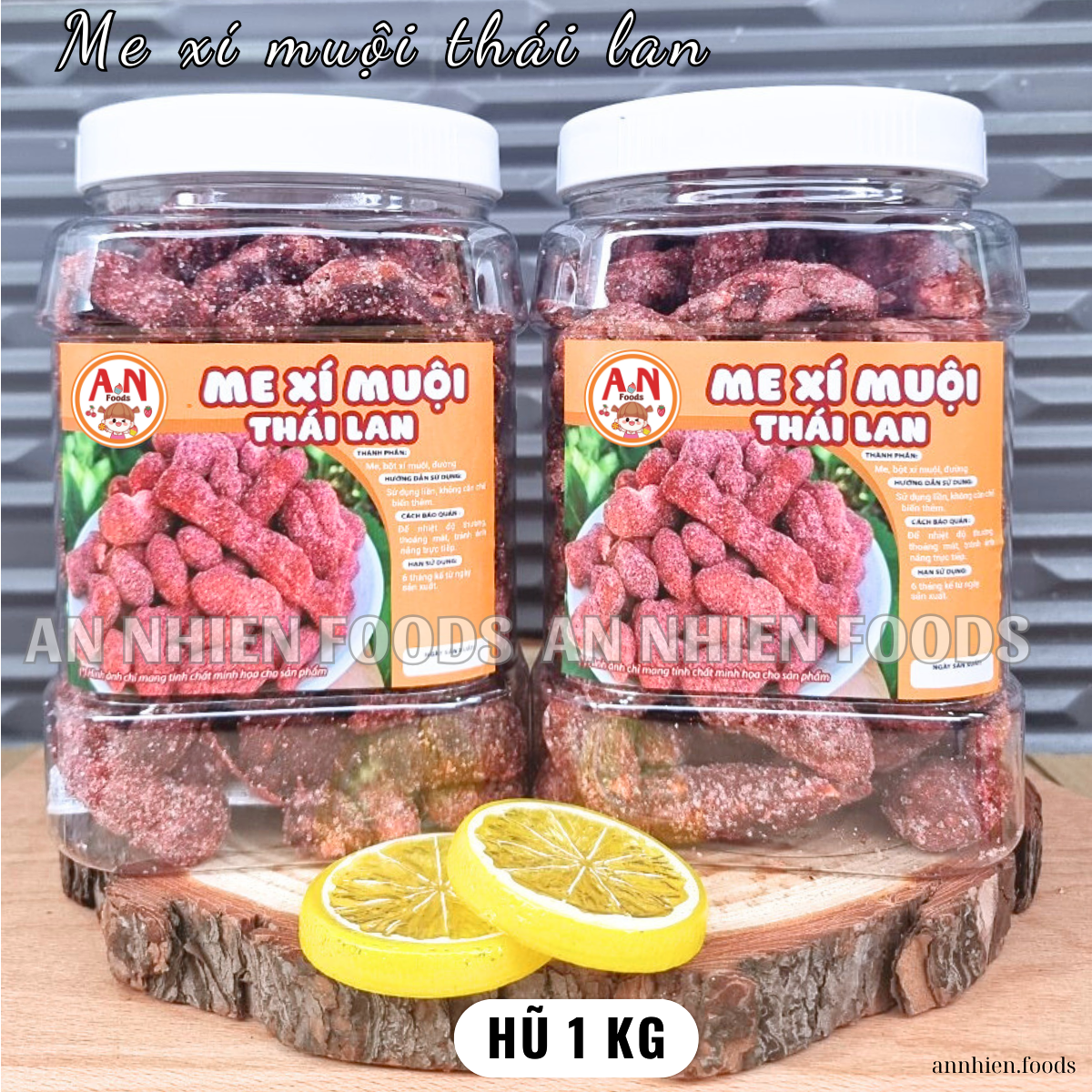 Me cay tắc xí muội (me xí muội thái) {Khối lượng tịnh, không tính bao bì}