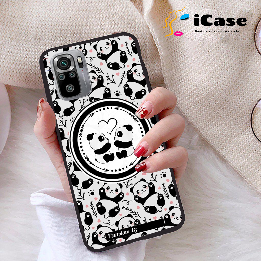 Ốp lưng Xiaomi Redmi Note 10S viền dẻo TPU BST Panda