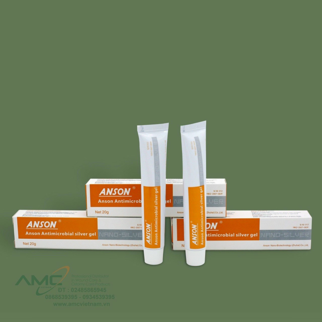 Anson Antimicrobial Silver Gel 20g (Anson Antibacterial Silver Gel 20g)